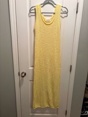 Self Contrast Tank Dress NEW